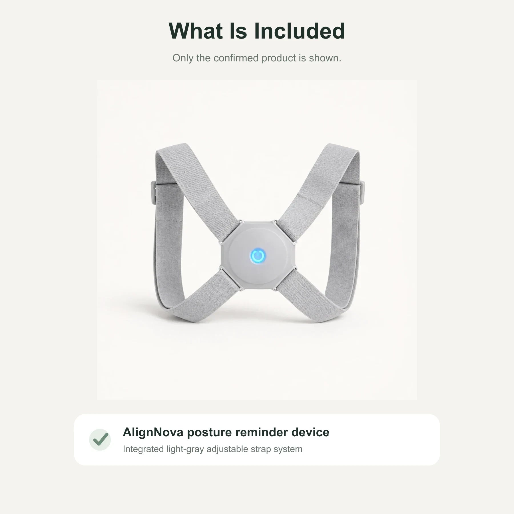 Confirmed AlignNova product included with the order